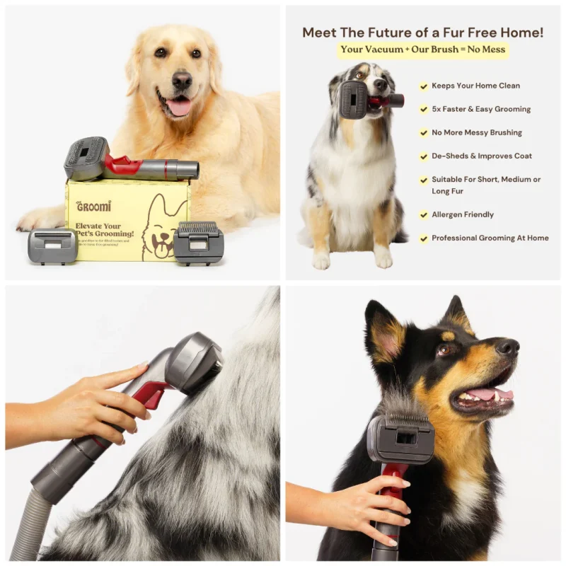GROOMI™ Groom Tool Attachments Brush&Extension Kit - Image 6