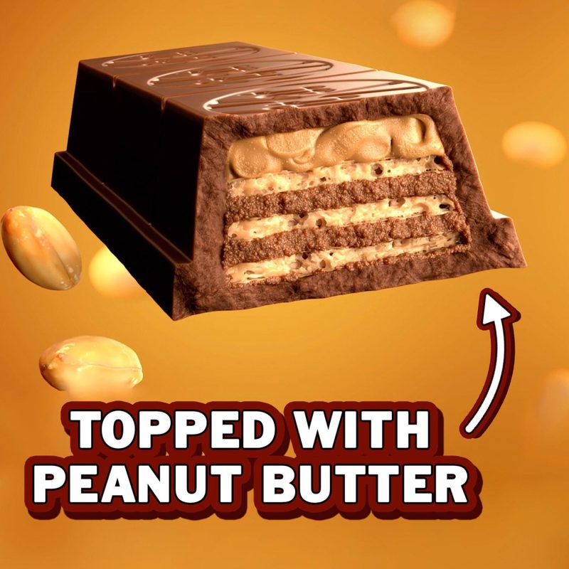 Clearance Sale-Kit Kat Chunky Peanut Butter Smooth Milk Chocolate Bar 42g (48 Pack) - Image 5