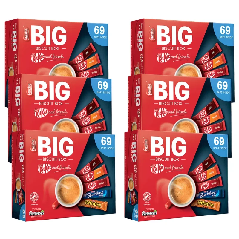 Nestle Big Biscuit Box Kitkat - Friends(6 x 69 Bars)