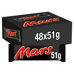 Mars Chocolate Bars 48 x 51g Bulk Box