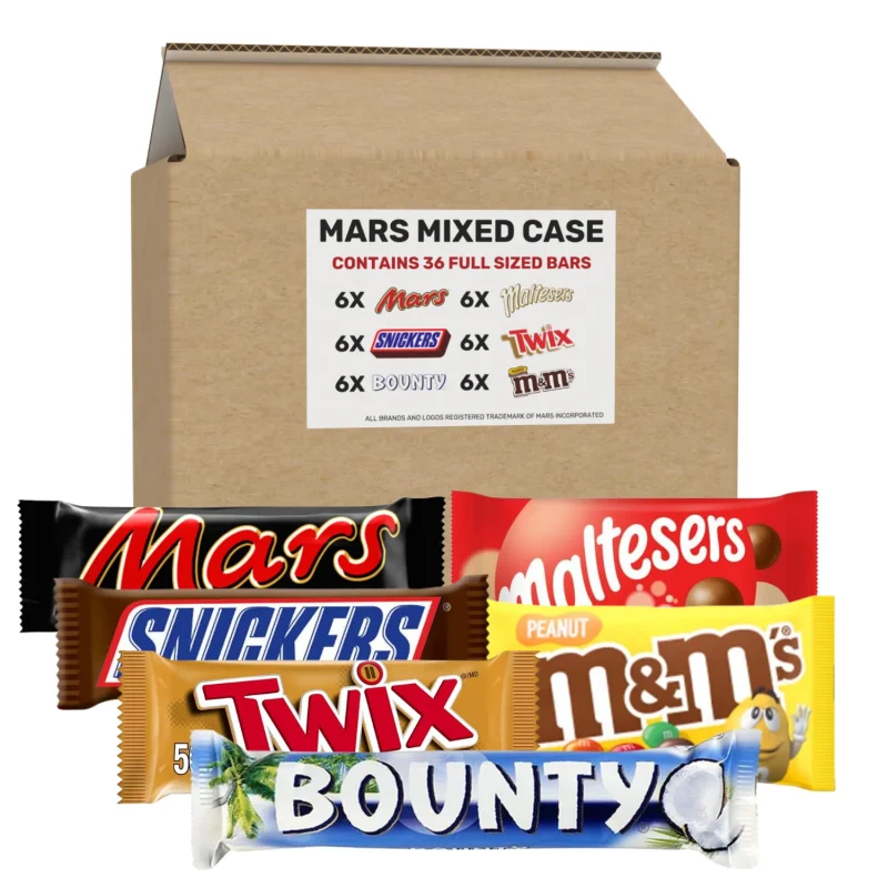 CLEARANCE SALE-Mars Chocolate Mixed Case (Box of 36)