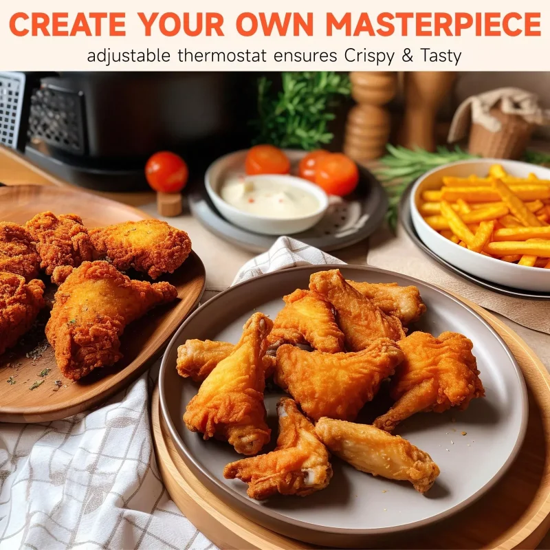 2.5 Liters Deep Fryer With Basket For Home Use with Temperature Control-1500W - Image 3